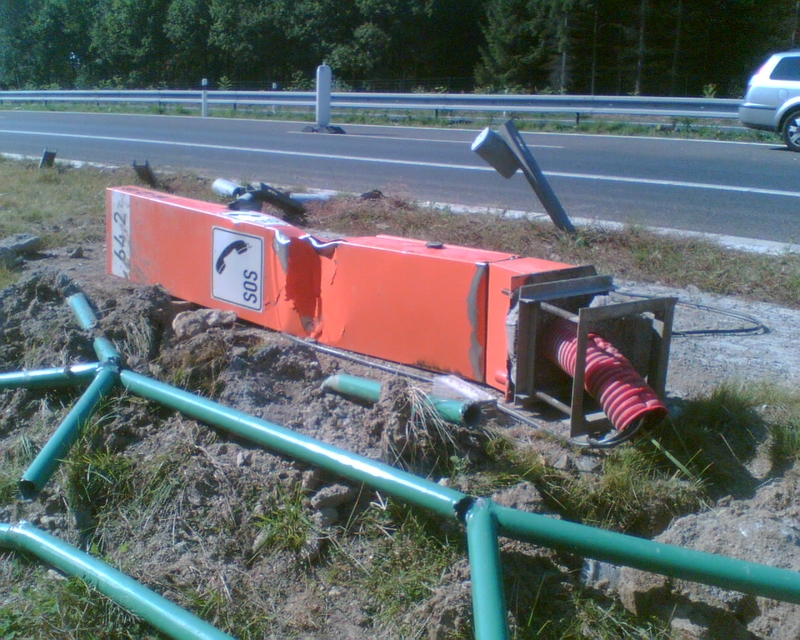 03.09.2008 dálnice D3 64,2km směr Praha